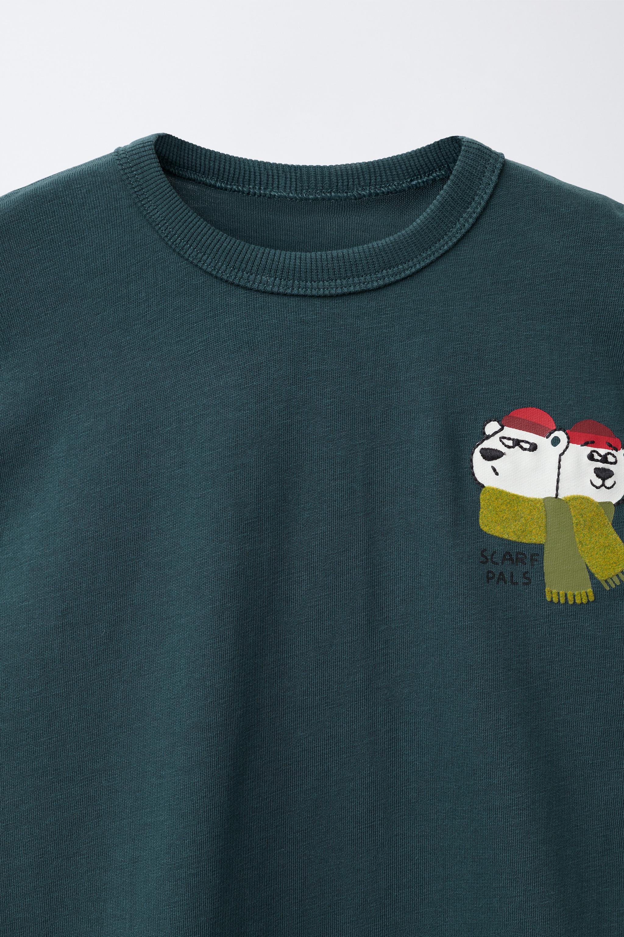 POLAR BEARS PRINT T-SHIRT